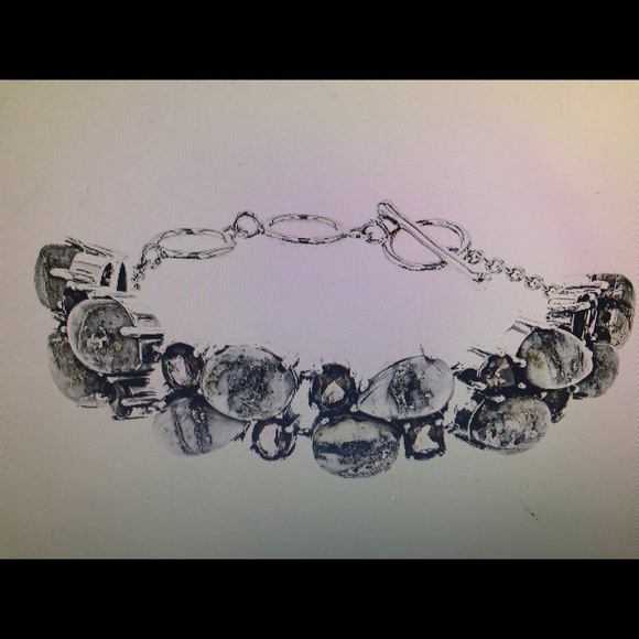 JTV Golden Pyrite Toggle Bracelet size 7.25 - Picture 2 of 4